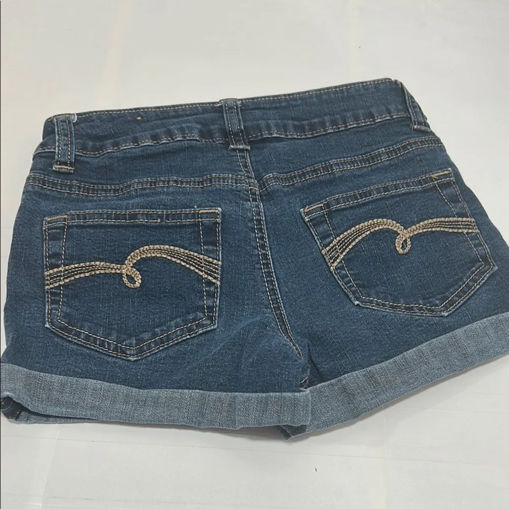 Justice Blue Denim girls shorts size 10 GUC